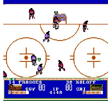 Pro Sport Hockey (USA) screen shot game playing